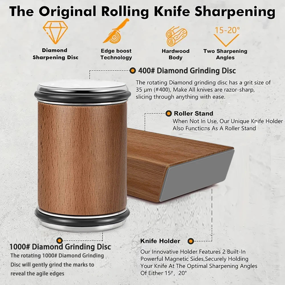 Premium - 7 Stone Rolling Knife Sharpening System