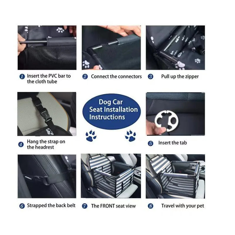 Travel Dog Car Seat--Safer, Calmer Rides For Your Best Friend